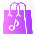 Shopping Bag Music Store Icon
