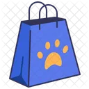 Cartoon Pet Shop Bag Icon