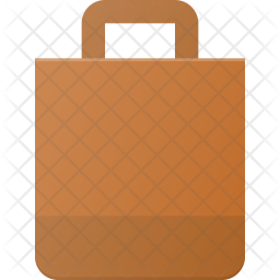 Shopping bag Basic Straight Filled icon