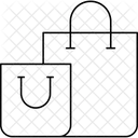 쇼핑백 카트 구매 아이콘