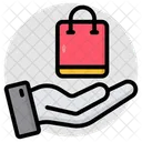 Shopping Bag Tote Jute Icon