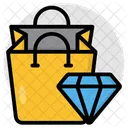 Shopping Bag Premium Shopping Jute Icon