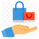 Shopping Bag Hands Bag Icon