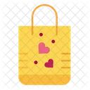 Shopper Heart Shopping Bag Icon