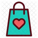 Bag Love Shopping Icon