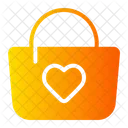 Shopping Bag Commerce And Shopping Romantic Icon