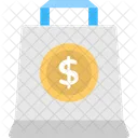 Shopping Bag Dollar Icon