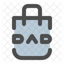 Shopping Bag Fathers Day Bag Icon