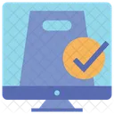 Online Shopping Shopping Bag Ecommerce Icon