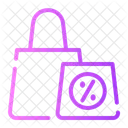 Shopping Bag Offer Sale Icon