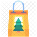 Shopping Bag Plant Christmas Icon