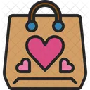 Shopping Bag Sale Valentine Icon