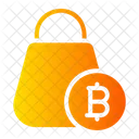 Shopping Bag Digital Money Cryptocurrency Icon