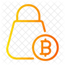 Shopping Bag Digital Money Cryptocurrency Icon