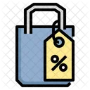Shopping Bag Discount Store Percentage Icon