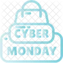 Shopping Bag Cyber Monday Discount Icon
