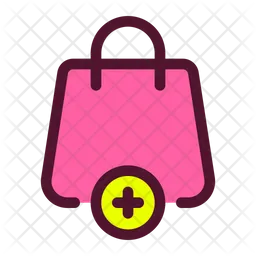 Shopping Bag Add  Icon