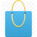 Shopping bag blue  Icon