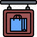 Shopping Bag Board Shopping Board Signboard Icon