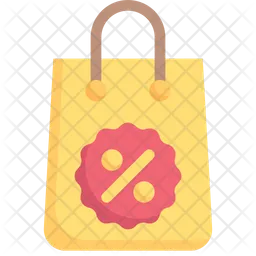 Shopping Bag Discount  Icon