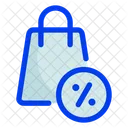Shopping Bag Discount  Icon