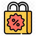 Shopping Bag Discount  Icon