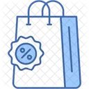 Shopping Bag Discount Sales Icon