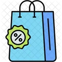 Shopping Bag Discount Sales Icon