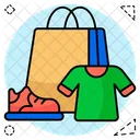 Shopping Bag Handbag Polythene Bag Icon