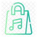 Shopping Bag Music Store Purchase Icon