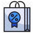 Discount Shopping Bag Icon
