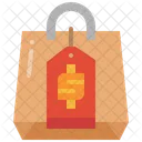 Shopping Bag Tag Sale Icon