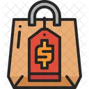 Shopping Bag Tag Sale Icon