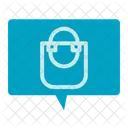 Shopping Bag Message Shopping Bag Comment Icon