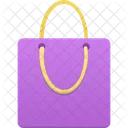 Shopping bag purple  Icon