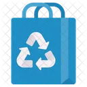 Shopping Bag Recycling Bag Renewable Bag Reprocess Icon