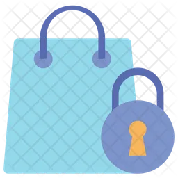 Shopping bag security  Icon