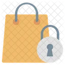 Shopping Bag Security Parcel Security Parcel Protection Icon