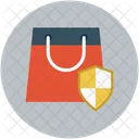 Shopping Bag Shield Icon