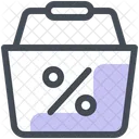 Discount Shopping Cart Icon