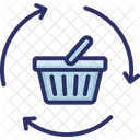 Ecommerce Marketing Shopping Basket Icon