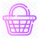Shopping Basket Wicker Basket Commerce Icon