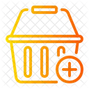 Shopping Basket Plus Commerce Icon