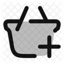 Shopping Basket Add Icon