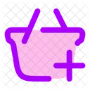 Shopping Basket Add Icon