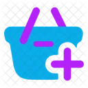 Shopping Basket Add Icon