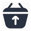 Shopping Basket Arrow Out  Icon