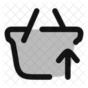 Shopping Basket Check In Icon