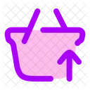 Shopping Basket Check In Icon