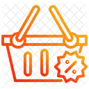 Shopping Basket Discount Icon